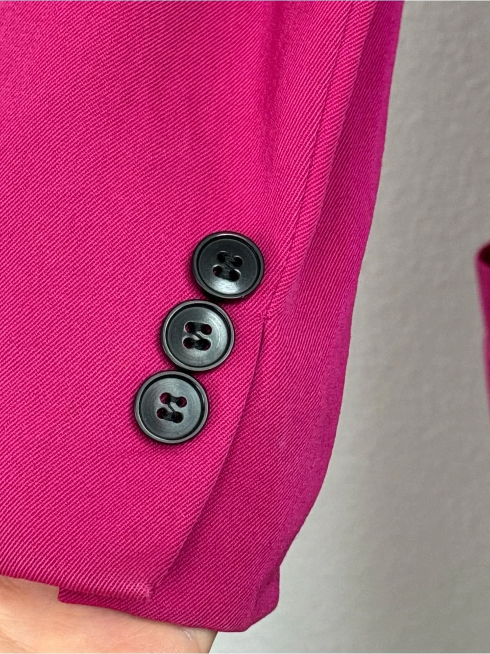 VTG Christian Dior Suit Hot Pink 100% Wool Blazer fuchsia Jacket Women’s M 8-10